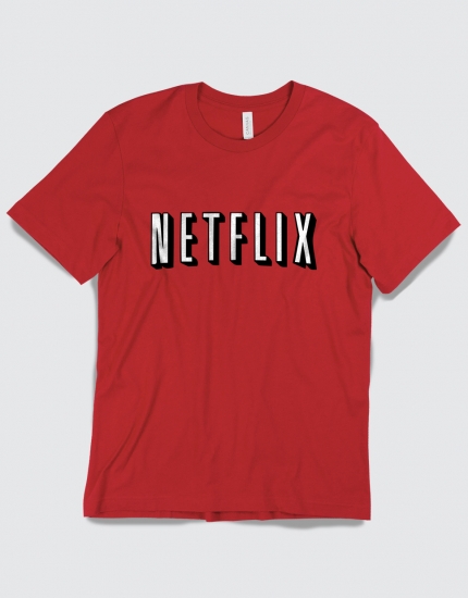 Μπλουζάκια με τύπωμα Netflix and Chill