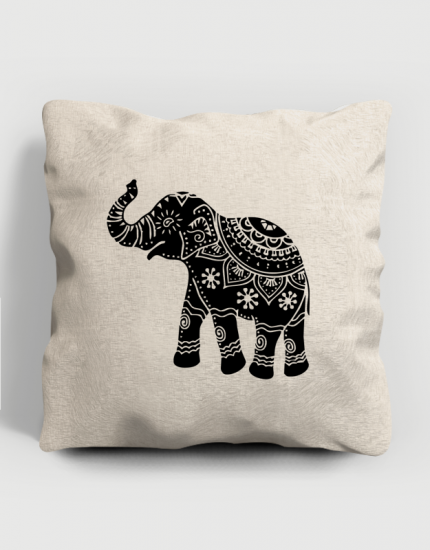 μαξιλάρι με στάμπα Indian Elephant