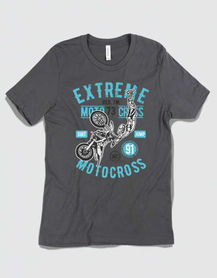 Μπλουζάκι με τύπωμα Extreme Motocross