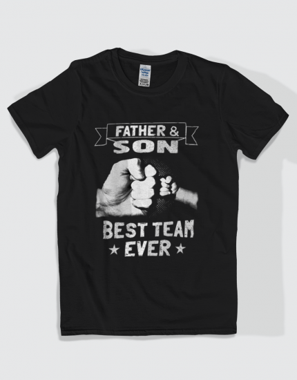 Μπλουζάκι με στάμπα Father & Son 