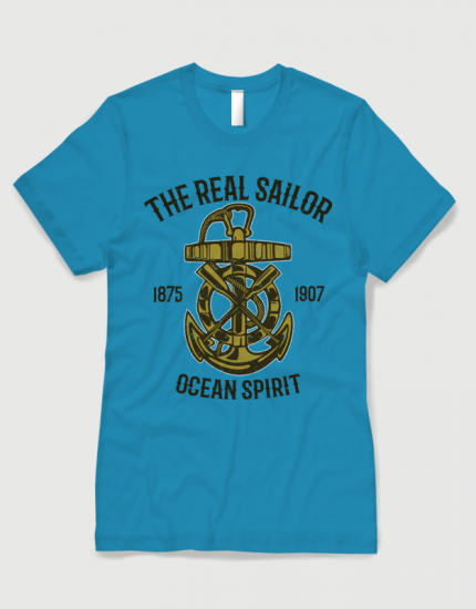 Μπλουζάκι με στάμπα Ocean spirit
