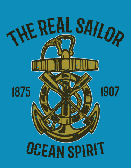 Μπλουζάκι με στάμπα Ocean spirit
