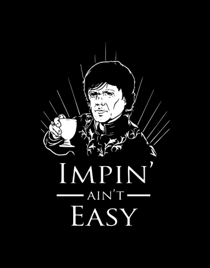 Μπλουζάκι με στάμπα Impin ain t easy