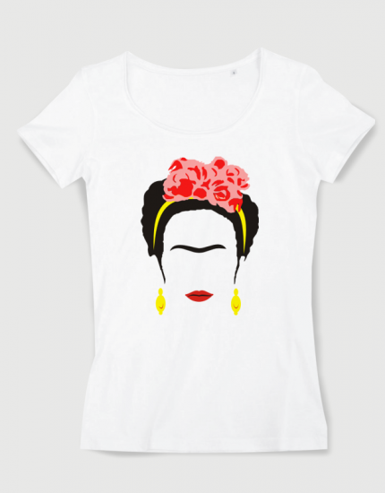 Μπλουζάκι με στάμπα Frida Kahlo