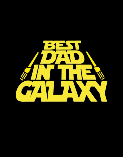 Μπλουζάκι με τύπωμα Best dad in the galaxy Μπλουζάκι με τύπωμα Best dad in the galaxy
