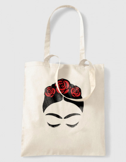 Υφασμάτινη τσάντα με στάμπα Frida