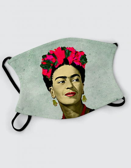 Μάσκα με εκτύπωση Frida
