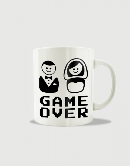 Κούπα κεραμική με τύπωμα Game over