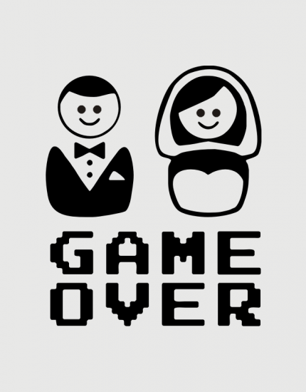 Κούπα κεραμική με τύπωμα Game over
