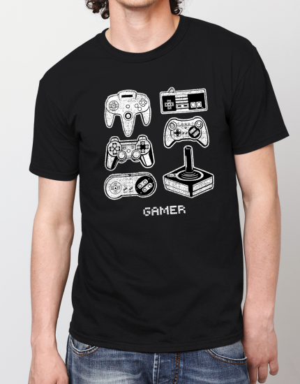 Μπλουζάκι με τύπωμα Gamer