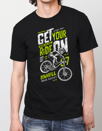 Μπλουζάκι με τύπωμα Get your ride on!