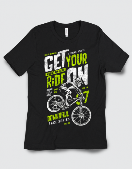 Μπλουζάκι με τύπωμα Get your ride on!