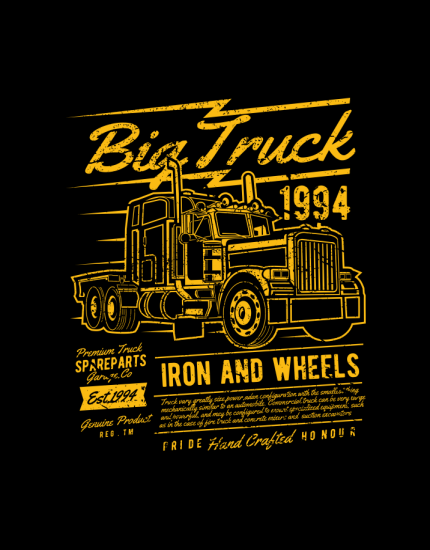 Μπλουζάκι με στάμπα Big Truck