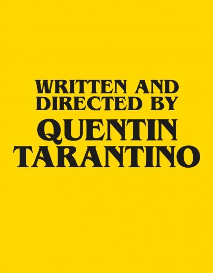 Μπλουζάκι με τύπωμα Written and directed by Quentin Tarrantino