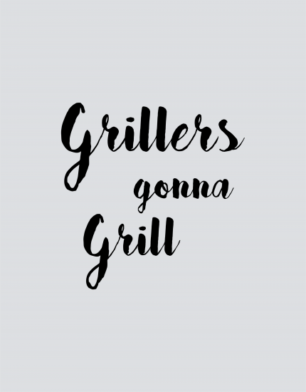 Ποδιά με στάμπα Grillers gonna grill
