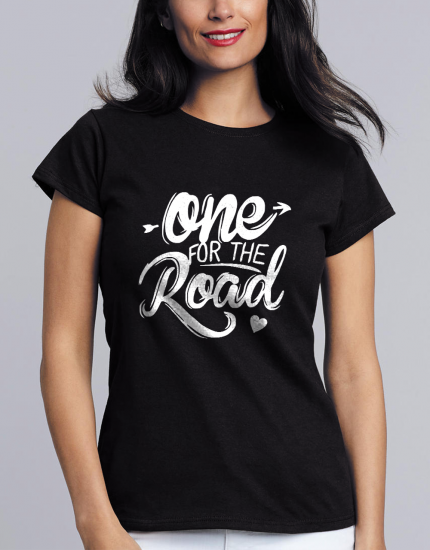 Μπλουζάκι με τύπωμα One for the road