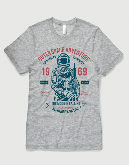 Μπλουζάκι με στάμπα Outer space adventure