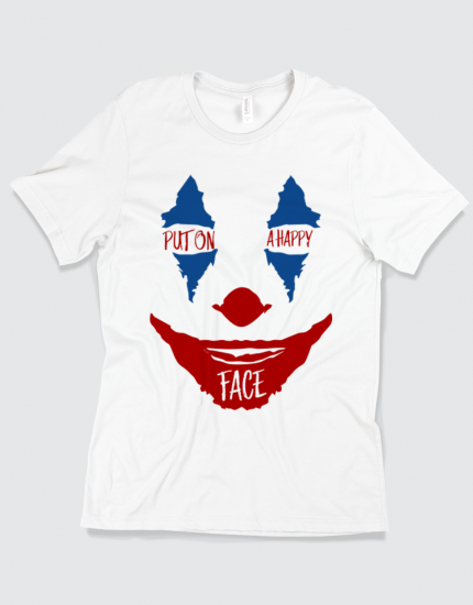 Μπλουζάκι με τύπωμα Put on a happy face