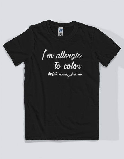 Μπλουζάκι με στάμπα I'm Allergic to Color