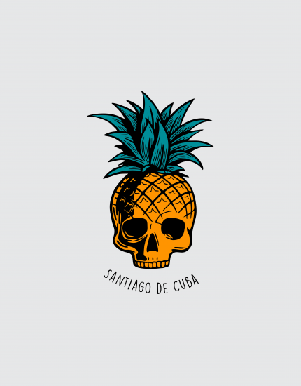Μπλουζάκι με στάμπα Santiago De Cuba 