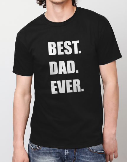 Μπλουζάκι με τύπωμα Best dad ever
