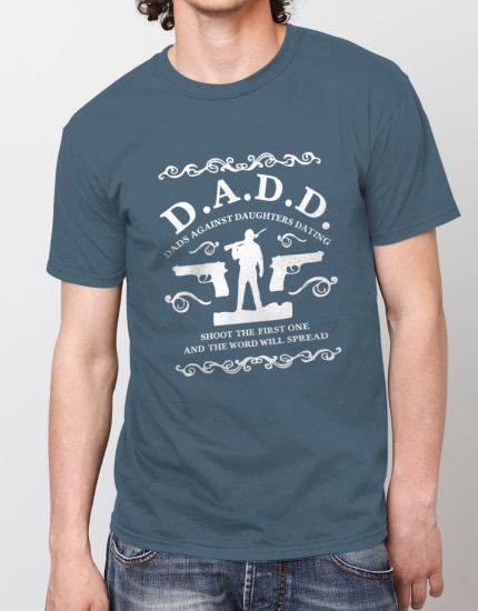 Μπλουζάκι με στάμπα Dads against daughters dating