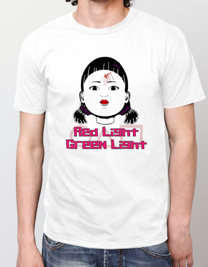 Μπλουζάκι με στάμπα Red light Green light