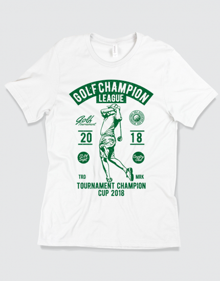 Μπλουζάκι με τύπωμα Golf Champion League