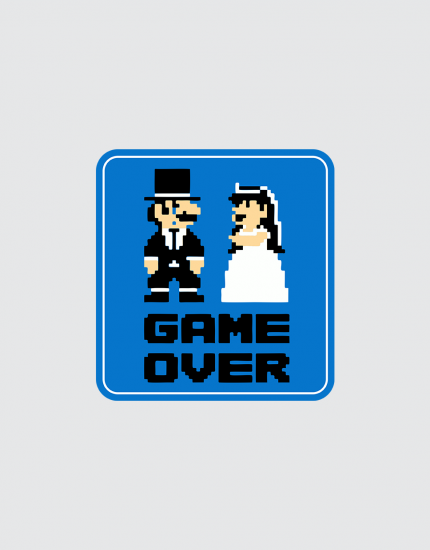 Μπλουζάκι με τύπωμα Game Over