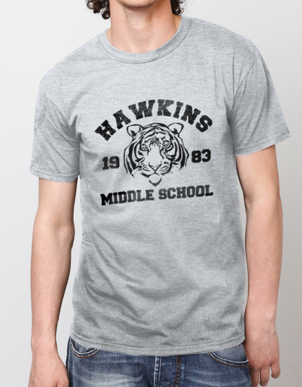 Μπλουζάκι με τύπωμα Hawkins