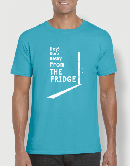 Μπλουζάκι με στάμπα Step away from the fridge