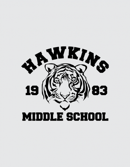 Μπλουζάκι με τύπωμα Hawkins