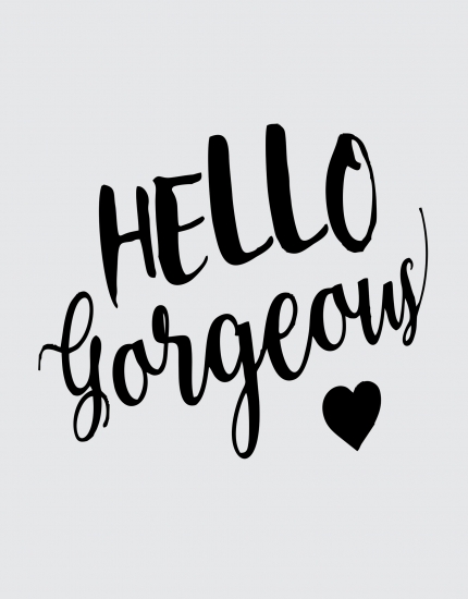 Κεραμική κούπα χρυσή με εκτύπωση Hello Gorgeous