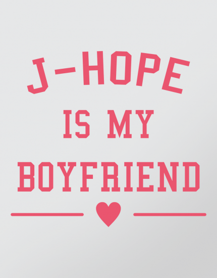 Μπλουζάκι με τύπωμα J-Hope is my boyfriend