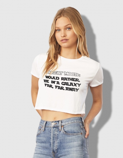 γυναικείο crop top λευκό Current Mood