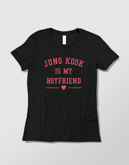 Μπλουζάκι με τύπωμα Jung Kook is my boyfriend