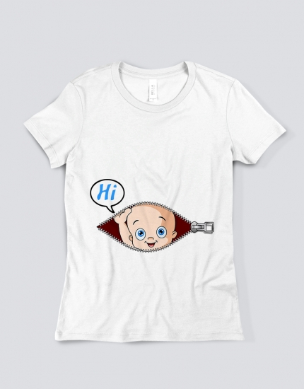 Μπλουζάκι με τύπωμα Hi