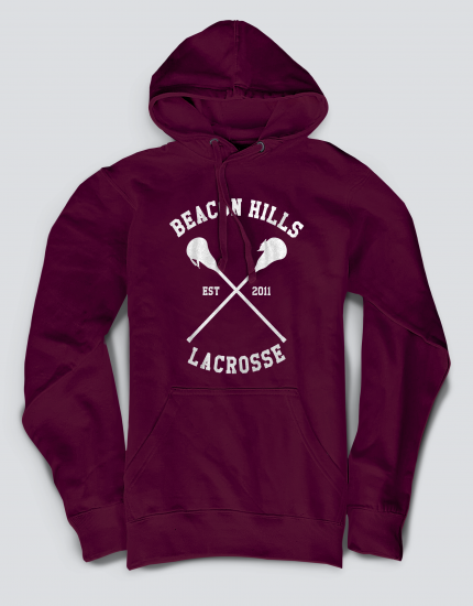 Hoodied φούτερ με στάμπα Beacon Hills - La Crosse