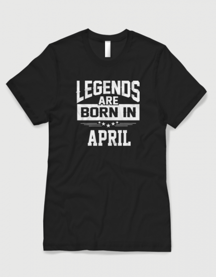 Μπλουζάκι με στάμπα Queens are born in April
