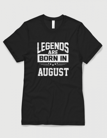 Μπλουζάκι με στάμπα Queens are born in August