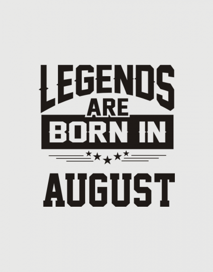 Μπλουζάκι με στάμπα Queens are born in August