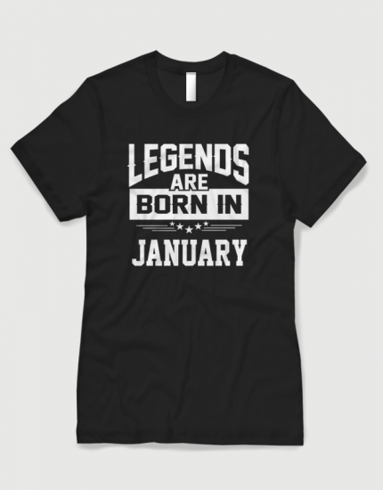 Μπλουζάκι με στάμπα Queens are born in January