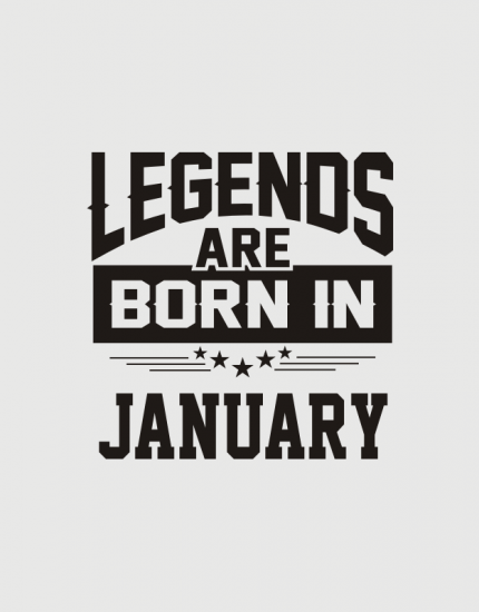 Μπλουζάκι με στάμπα Queens are born in January