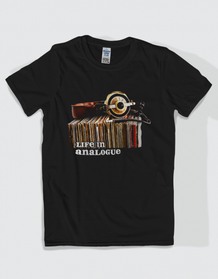 Μπλουζάκι με στάμπα Life in analogue
