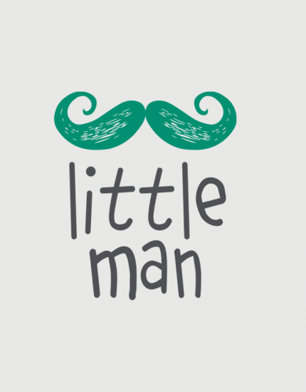 Παιδικό φορμάκι με στάμπα Little man