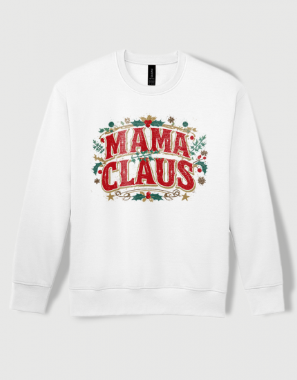Φουτεράκι με τύπωμα Mama Claus