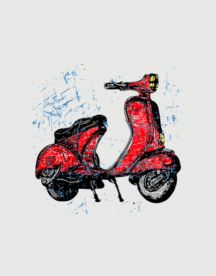 Μπλουζάκι με τύπωμα Vespa