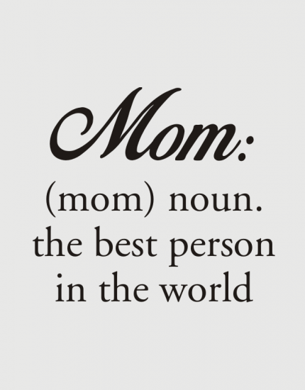 Υφασμάτινη τσάντα με στάμπα Mom: the best person