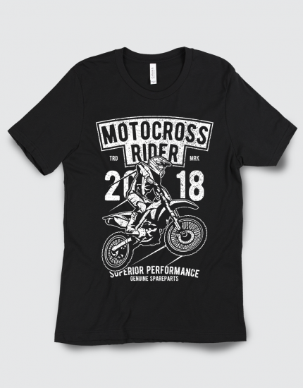 Μπλουζάκι με τύπωμα Motocross Rider