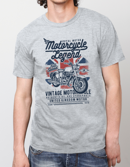 Μπλουζάκι με τύπωμα Motorcycle Legend